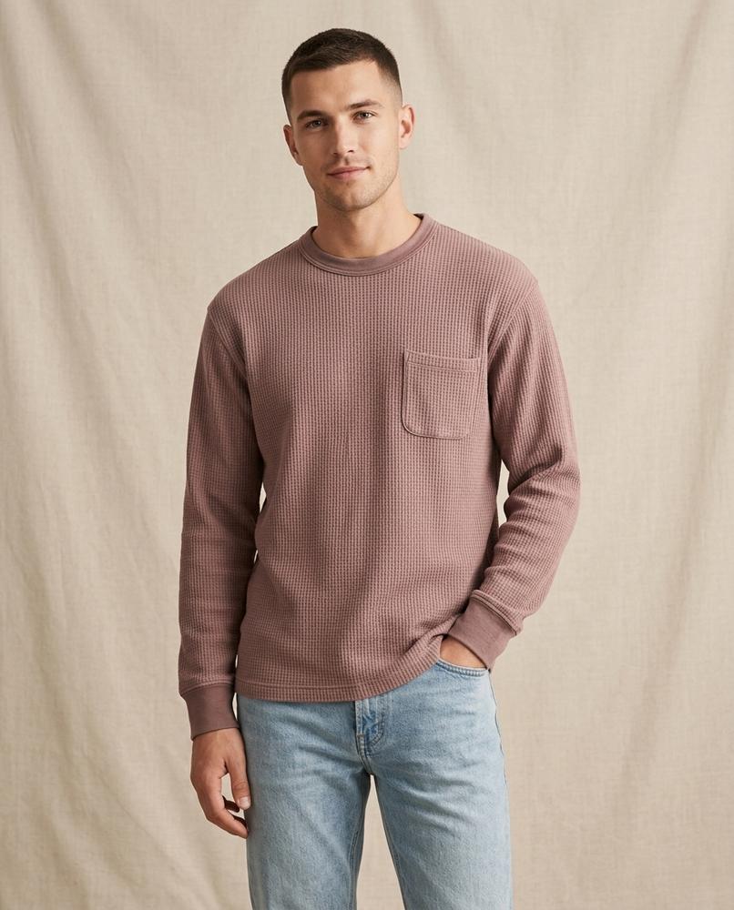 Lands Fashion - Magar | Waffle-Knit Long-Sleeved Sweater Men