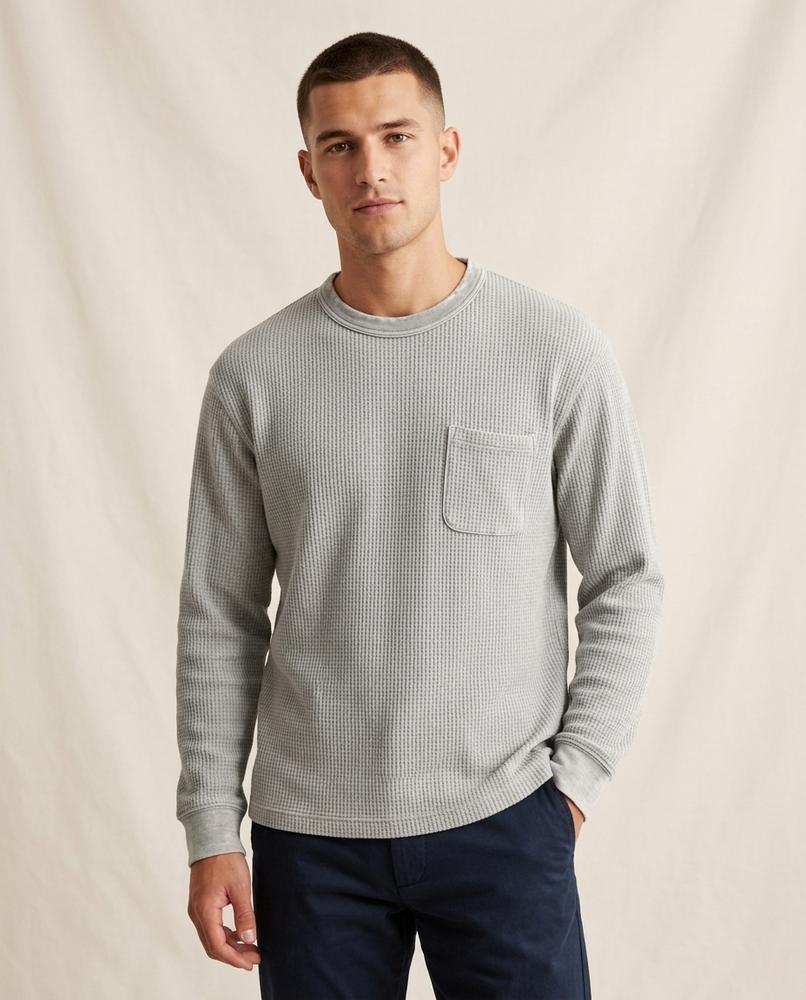 Lands Fashion - Magar | Waffle-Knit Long-Sleeved Sweater Men