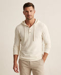 Lands Fashion - Kehom | Button-Placket Lightweight Hoodie Men