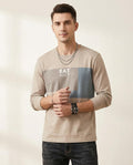 Lands Fashion - Mumul | Color-Block Relaxed Fit T-Shirt Men