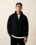 Lands Fashion - Rorut | Ribbed Quarter-Zip Sweater Men