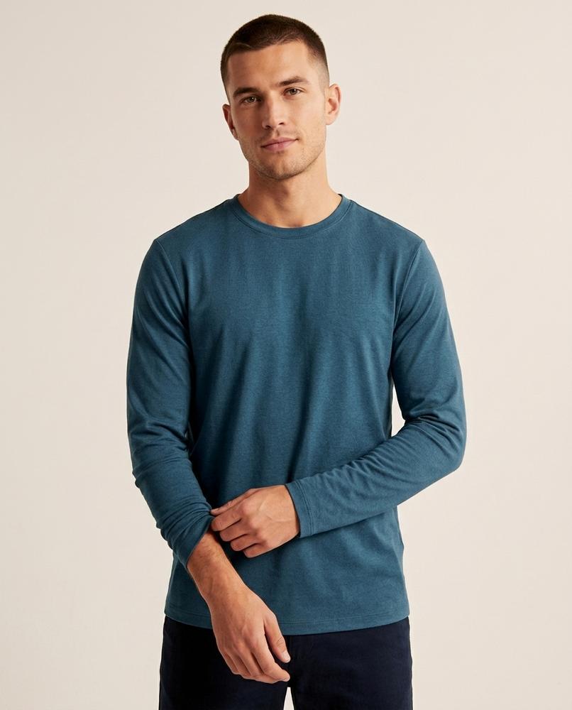Lands Fashion - Nusav | Long-Sleeved Crewneck T-Shirt Men