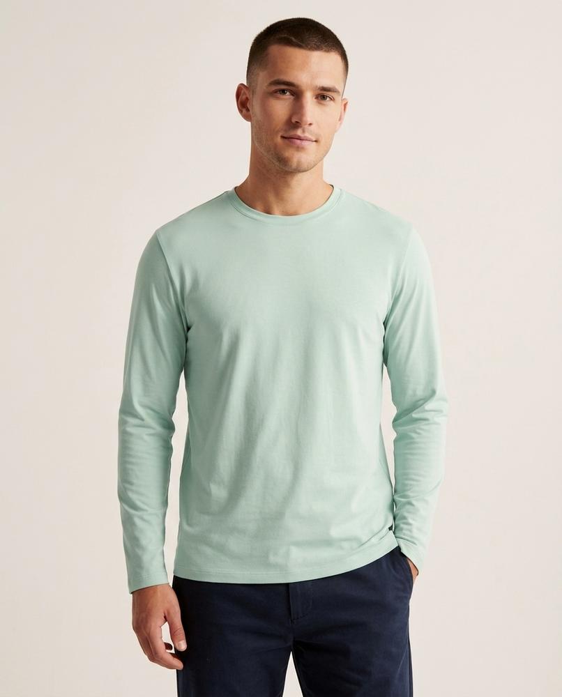 Lands Fashion - Nusav | Long-Sleeved Crewneck T-Shirt Men
