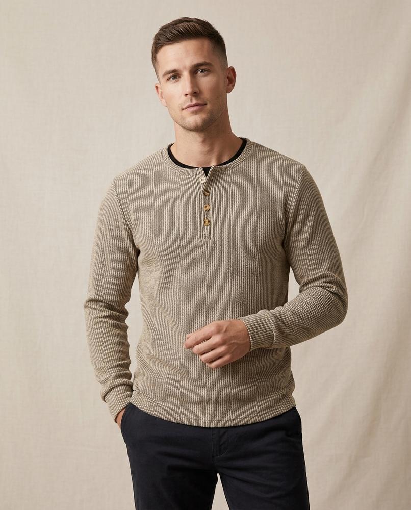 Lands Fashion - Eowek | Striped Slim-Fit Shirt Men