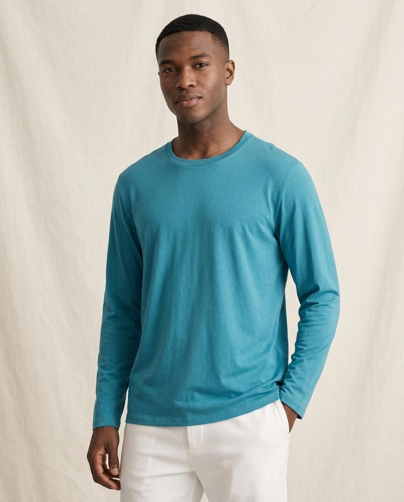 Lands Fashion - Nusav | Long-Sleeved Crewneck T-Shirt Men