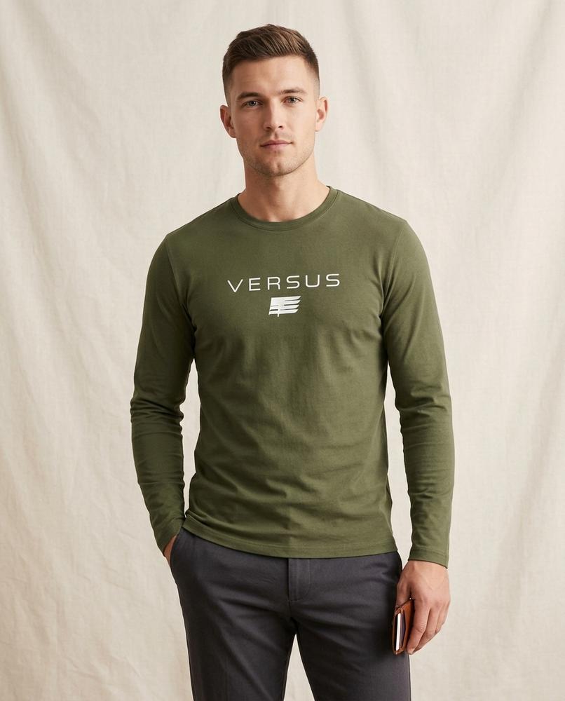 Lands Fashion - Eofar | Long-Sleeved Slim-Fit T-Shirt Men