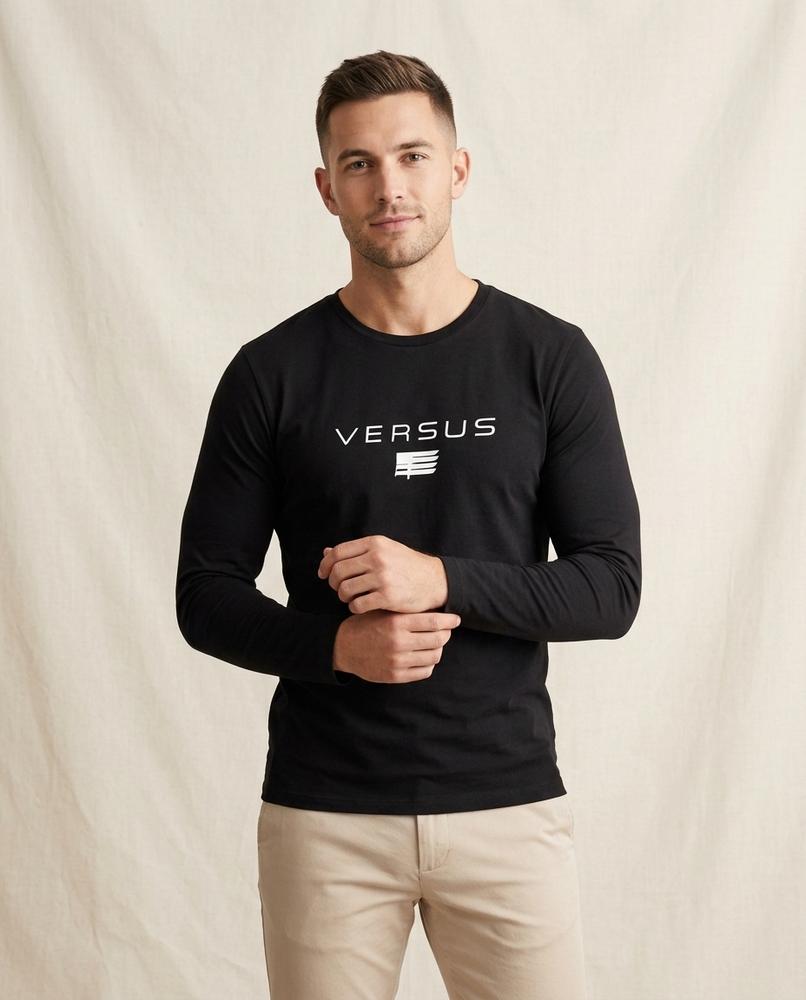 Lands Fashion - Eofar | Long-Sleeved Slim-Fit T-Shirt Men