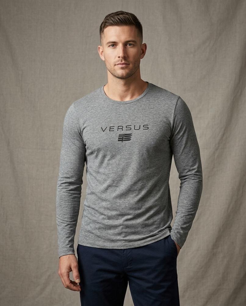 Lands Fashion - Eofar | Long-Sleeved Slim-Fit T-Shirt Men