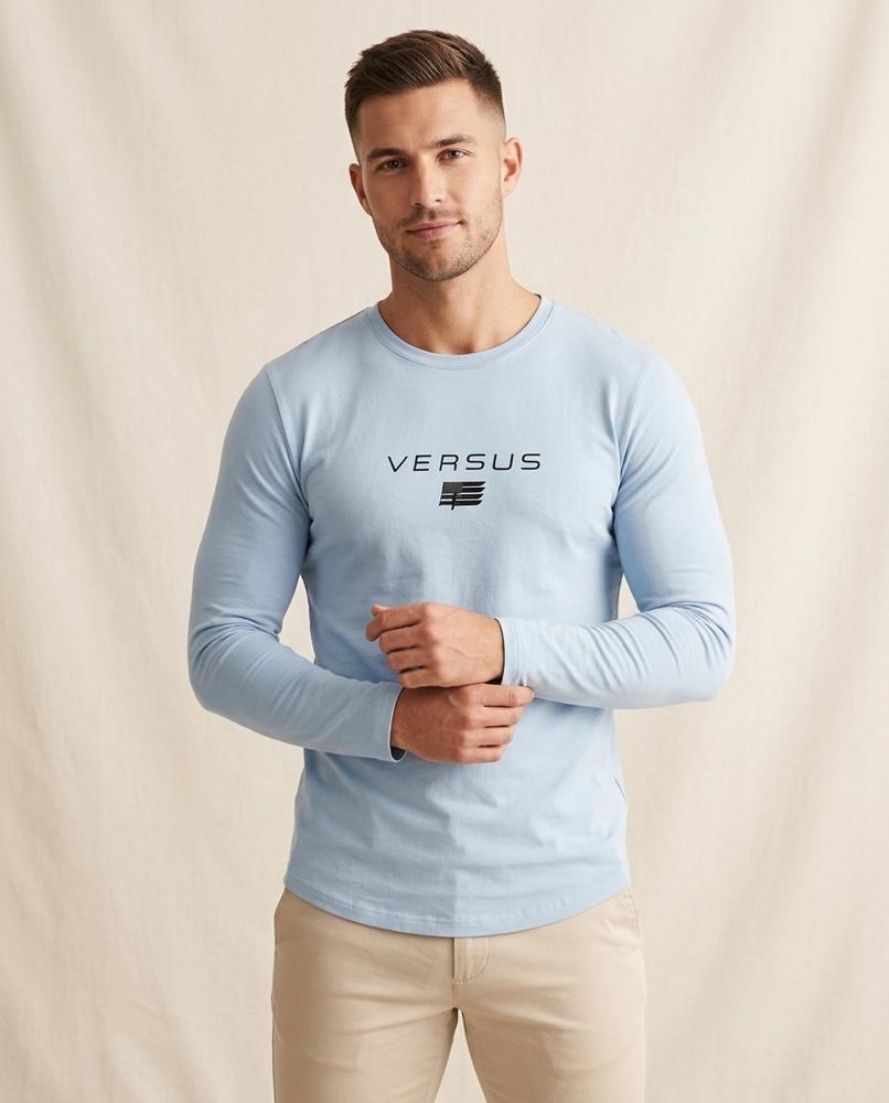 Lands Fashion - Eofar | Long-Sleeved Slim-Fit T-Shirt Men