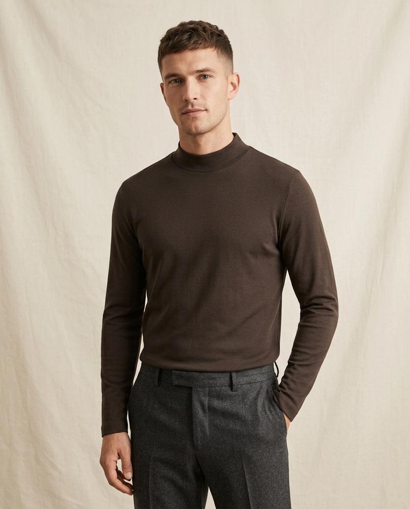 Lands Fashion - Sozal | Mock-Neck Long-Sleeved Top Men
