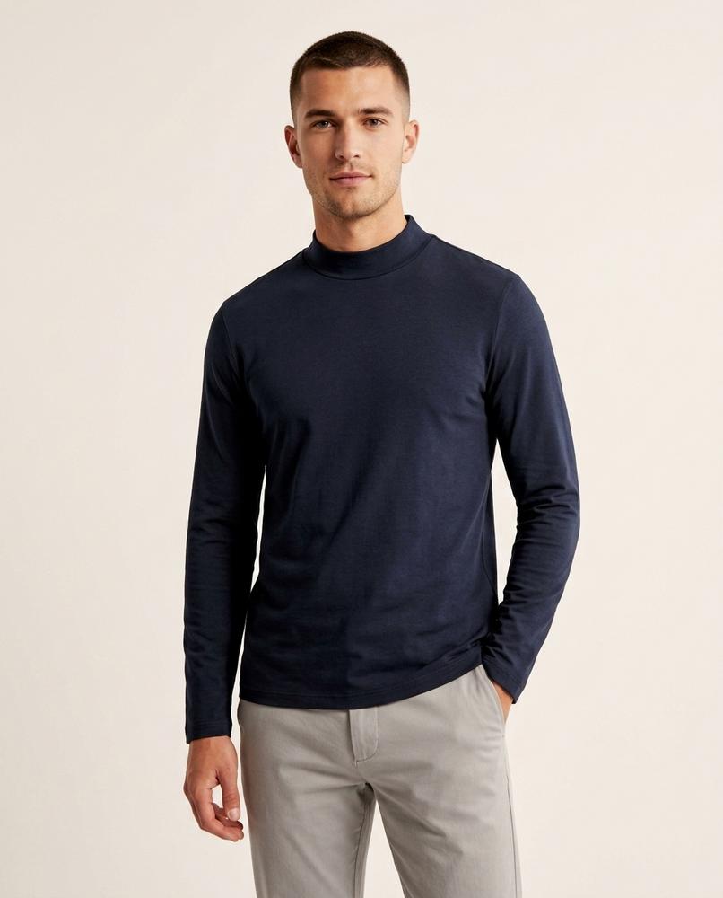 Lands Fashion - Sozal | Mock-Neck Long-Sleeved Top Men