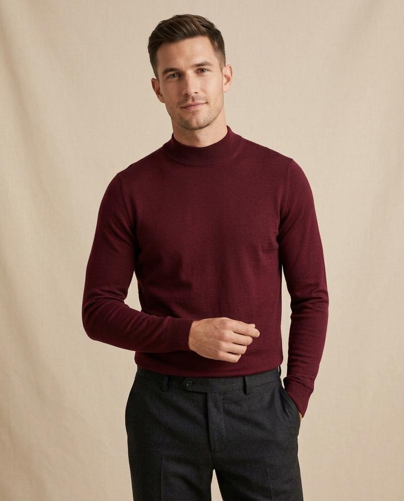 Lands Fashion - Sozal | Mock-Neck Long-Sleeved Top Men