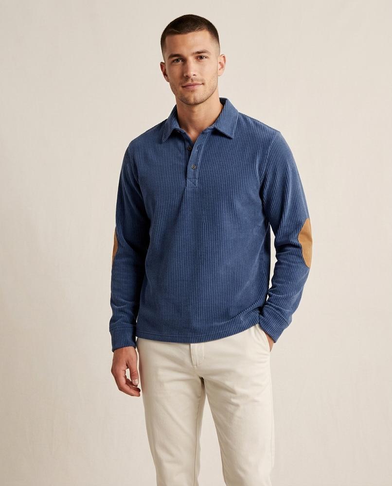 Lands Fashion - Derik | Corduroy Elbow-Patch Sweater Men
