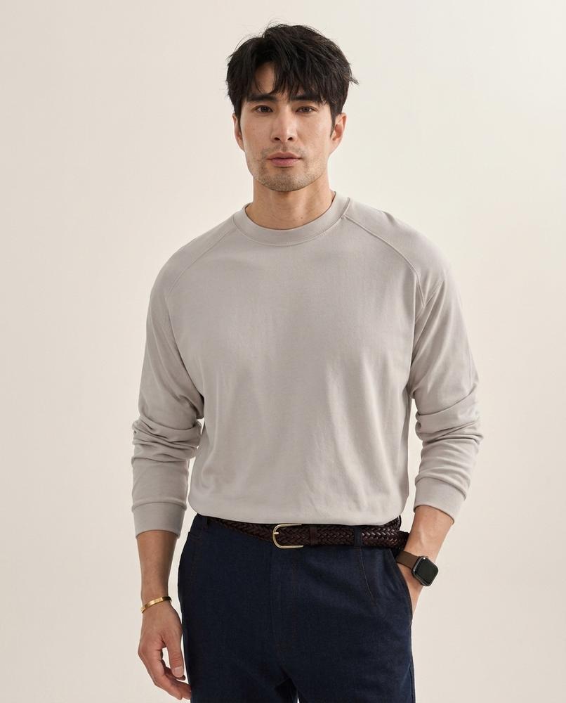 Lands Fashion - Kapov | Raglan-Sleeved Crewneck Sweatshirt Men