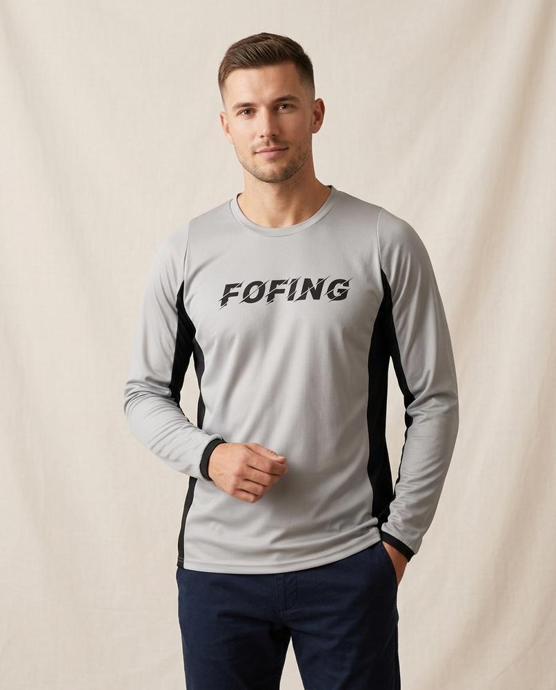 Lands Fashion - Aibav | Long-Sleeved Breathable T-Shirt Men
