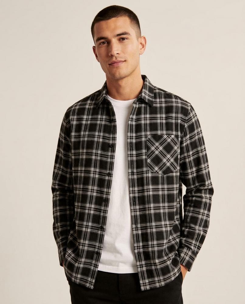 Lands Fashion - Levav | Plaid Long-Sleeved Shirt Men
