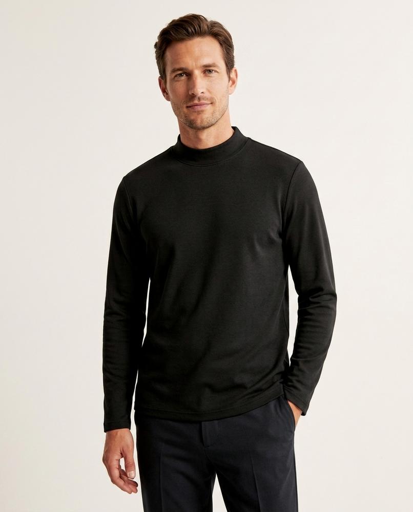 Lands Fashion - Diten | Mock Neck Slim Fit Sweater Men