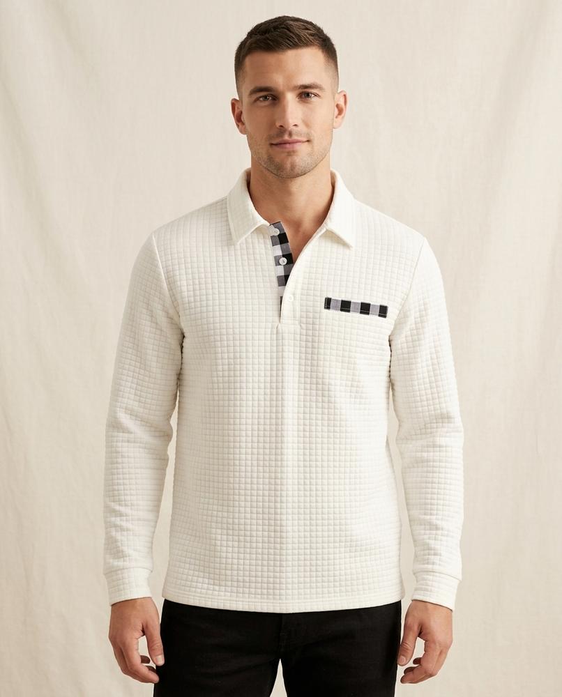 Lands Fashion - Dupiv | Quilted Slim Fit Sweater Men