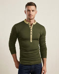 Lands Fashion - Rikad | Slim Fit Two-Tone T-Shirt Men