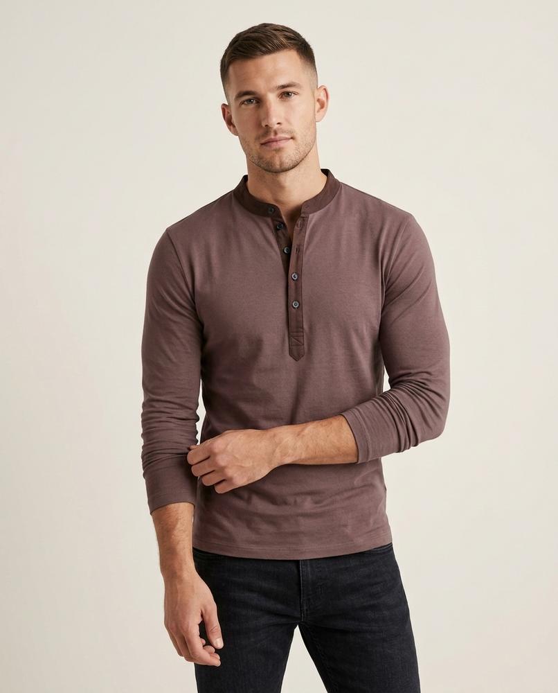 Lands Fashion - Rikad | Slim Fit Two-Tone T-Shirt Men