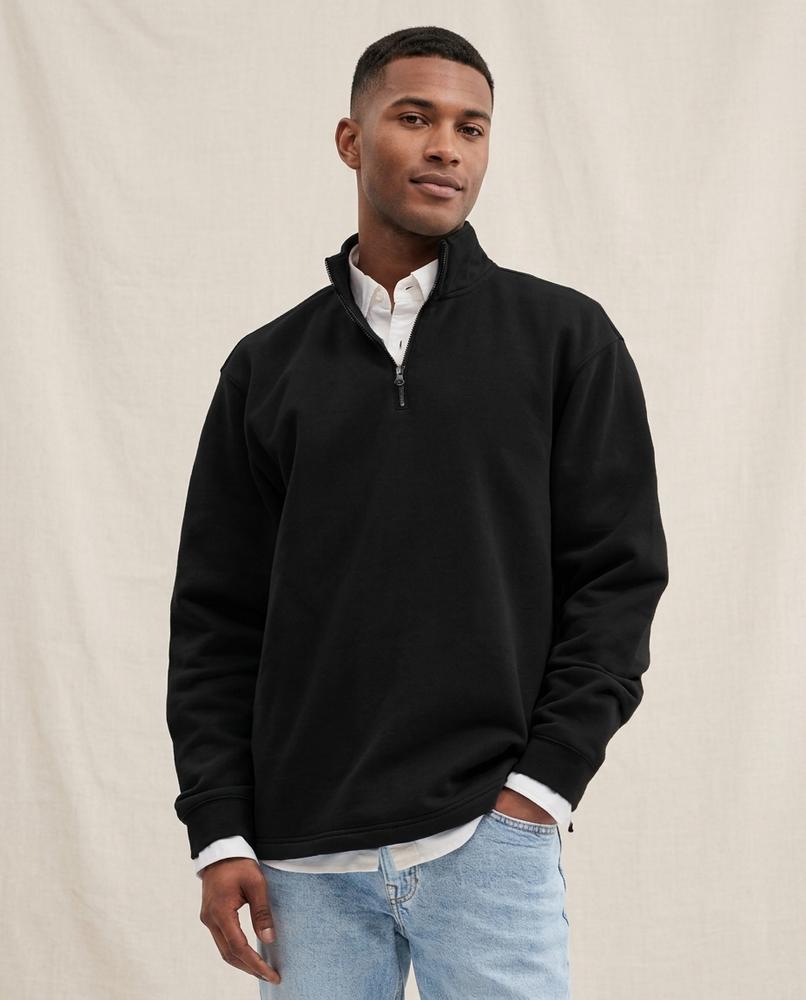 Lands Fashion - Cogem | Quarter-Zip Stand-Collar Sweatshirt Men