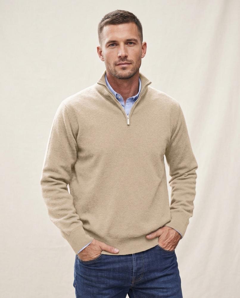 Lands Fashion - Cogem | Quarter-Zip Stand-Collar Sweatshirt Men