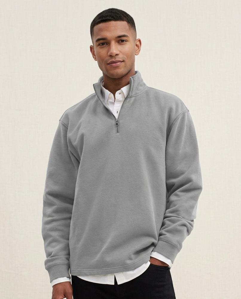 Lands Fashion - Cogem | Quarter-Zip Stand-Collar Sweatshirt Men