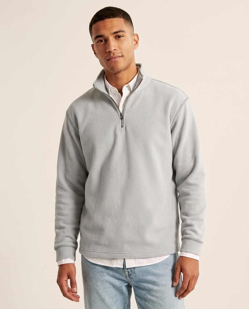 Lands Fashion - Cogem | Quarter-Zip Stand-Collar Sweatshirt Men