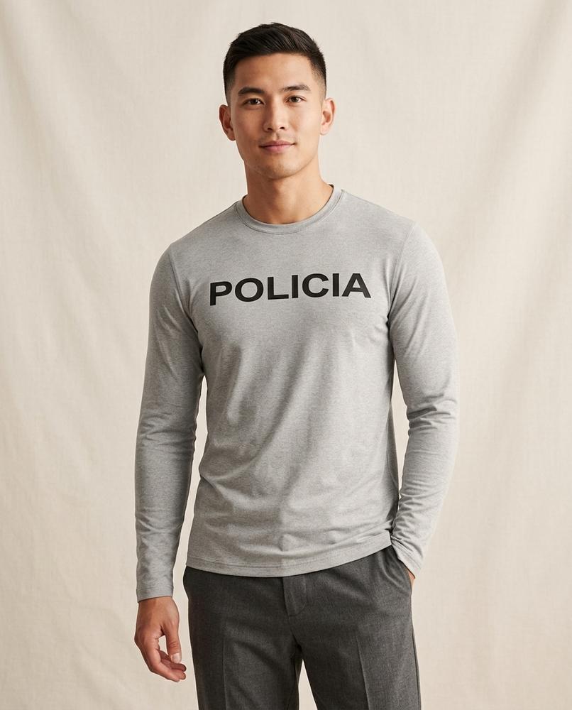 Lands Fashion - Sulan | Graphic Print Long-Sleeved T-Shirt Men