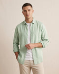 Lands Fashion - Renov | Ramie-Blend Button-Up Shirt Men