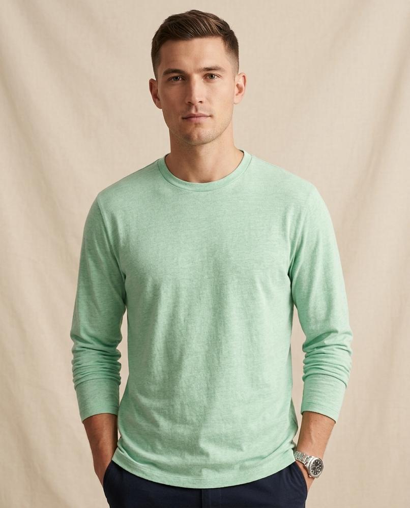 Lands Fashion - Cefev | Fine-Knit Crewneck Sweater Men