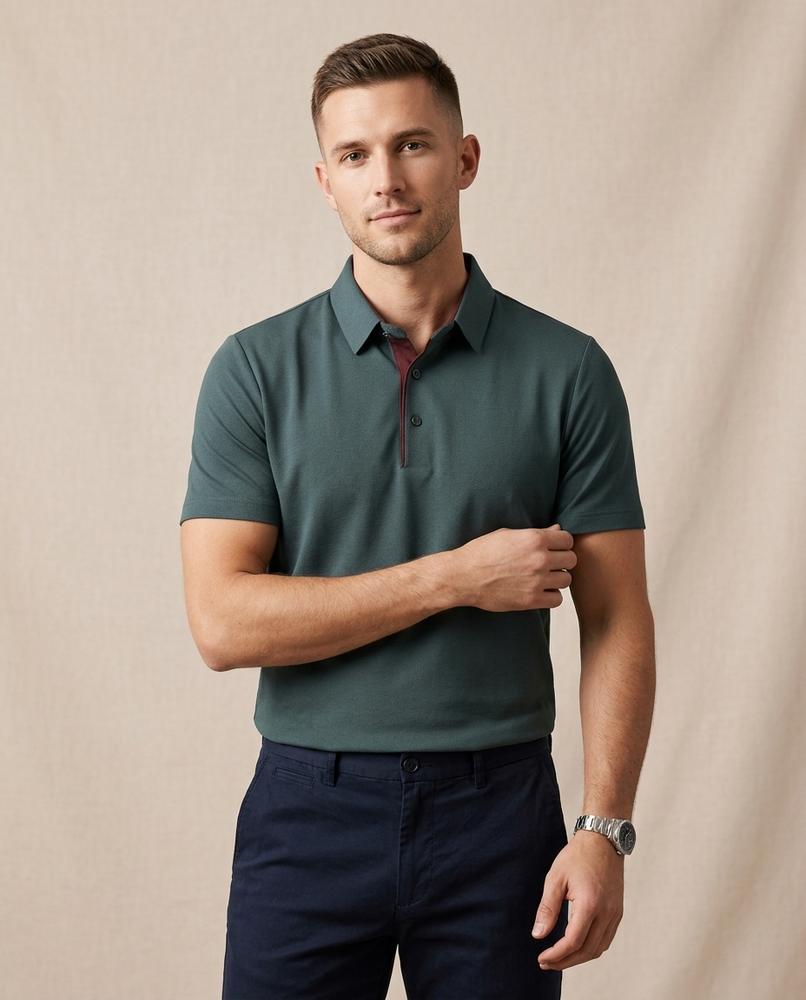 Lands Fashion - Mekik | Long-Sleeve Collared Shirt Men