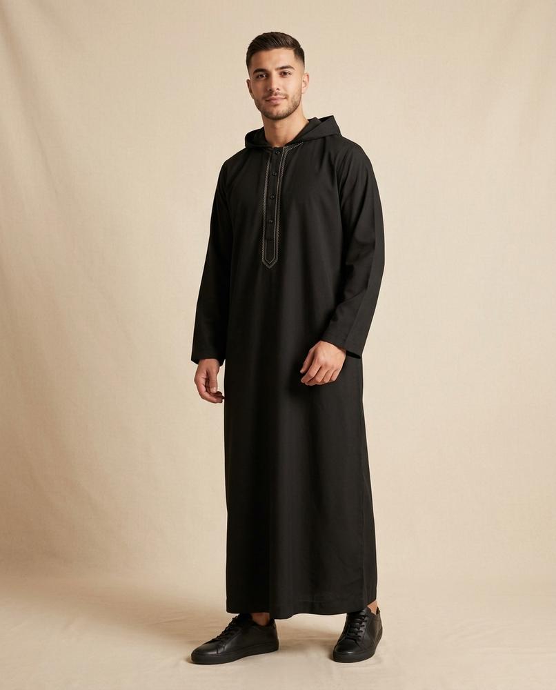 Lands Fashion - Covak | Hooded Embroidered Tunic Men