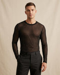 Lands Fashion - Yokas | Sheer Embellished Shirt Men