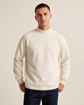 Lands Fashion - Yokud | Mock Neck Relaxed Fit Sweatshirt Men
