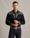 Lands Fashion - Tikot | Embroidered Western-Style Shirt Men