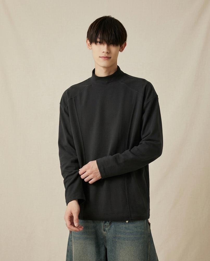 Lands Fashion - Eigam | High-Neck Structured Sweatshirt Men