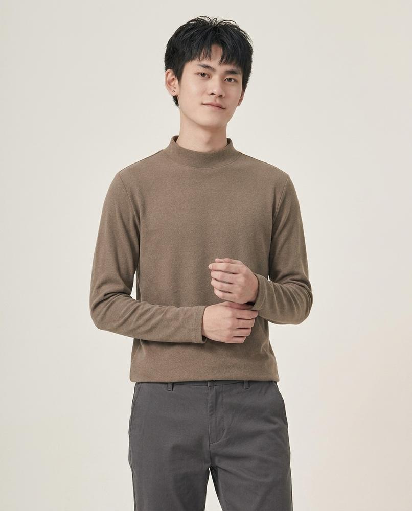 Lands Fashion - Lofol | Mock Neck Long-Sleeved T-Shirt Men
