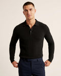 Lands Fashion - Kakuk | Waffle-Knit Slim-Fit Sweater Men