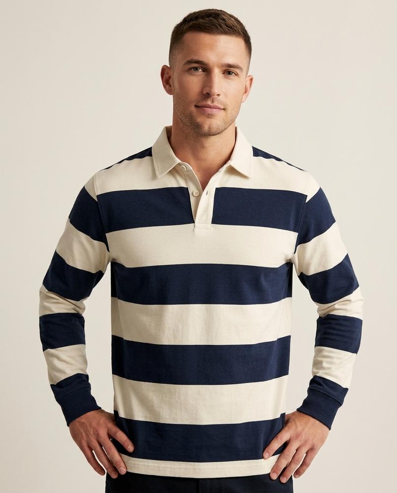 Lands Fashion - Nezid | Striped Long-Sleeved Sweatshirt Men