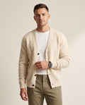 Lands Fashion - Lihol | Fuzzy-Knit V-Neck Cardigan Men