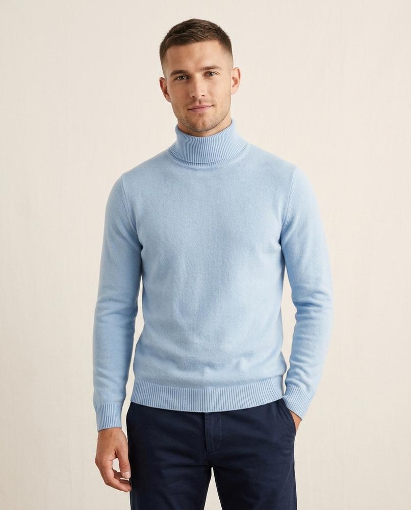 Lands Fashion - Rimot | Fine-Knit Slim-Fit Turtleneck Sweater Men