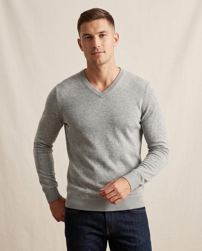 Lands Fashion - Vuwok | Fine-Knit V-Neck Sweater Men