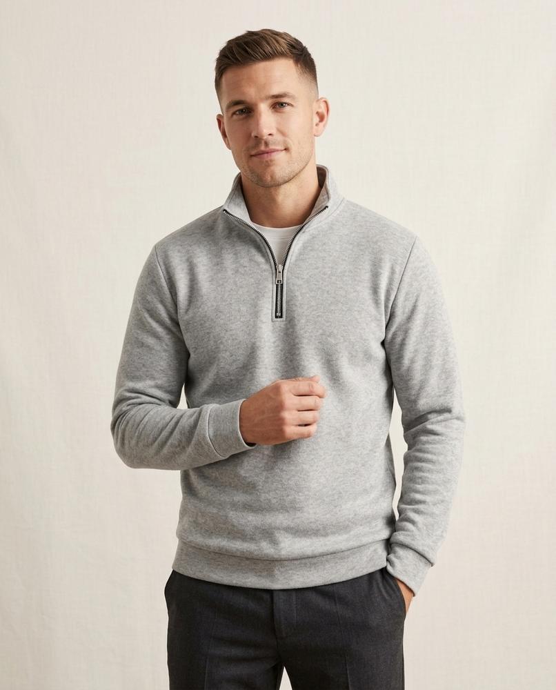 Lands Fashion - Sotik | Quarter-Zip Stand-Collar Sweatshirt Men