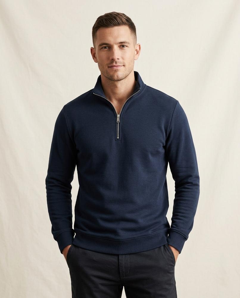 Lands Fashion - Sotik | Quarter-Zip Stand-Collar Sweatshirt Men
