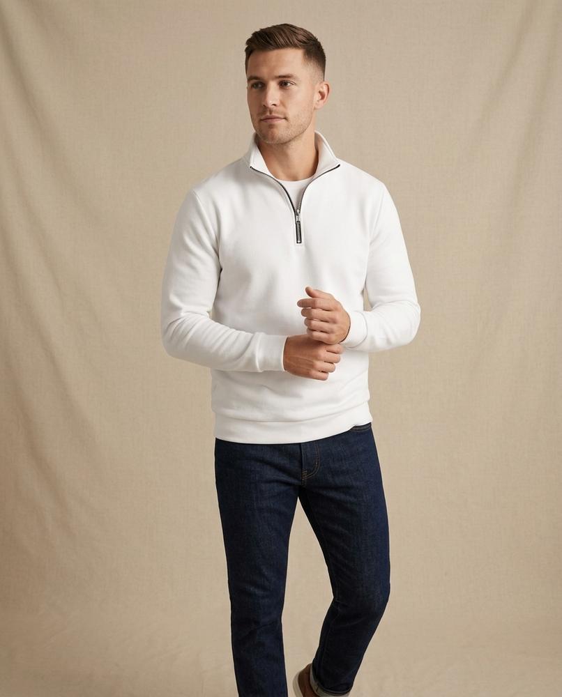 Lands Fashion - Sotik | Quarter-Zip Stand-Collar Sweatshirt Men