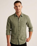 Lands Fashion - Nenot | Linen Long-Sleeved Shirt Men