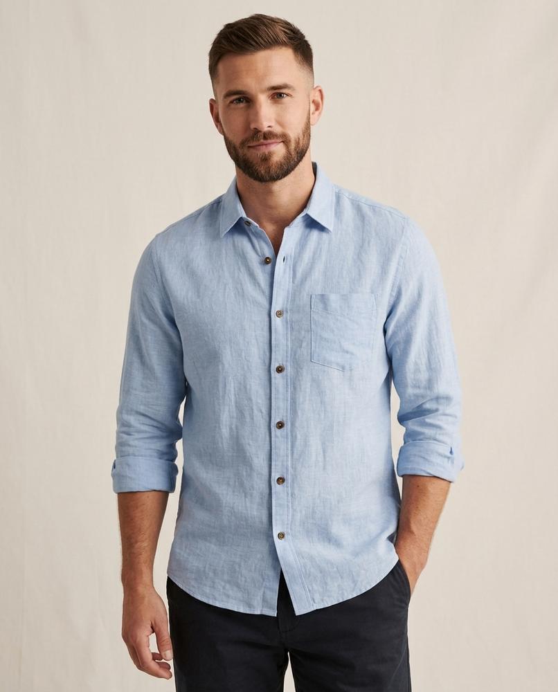 Lands Fashion - Nenot | Linen Long-Sleeved Shirt Men