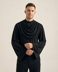 Lands Fashion - Doram | Draped Flared-Sleeve Top Men