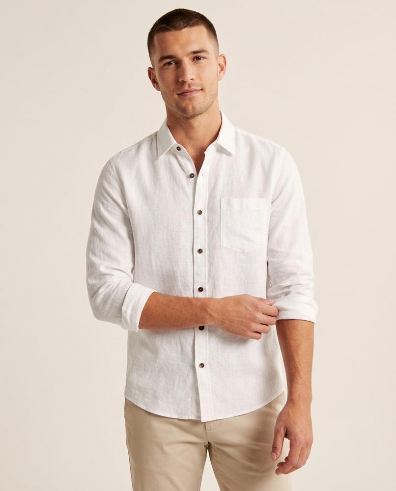 Lands Fashion - Nenot | Linen Long-Sleeved Shirt Men